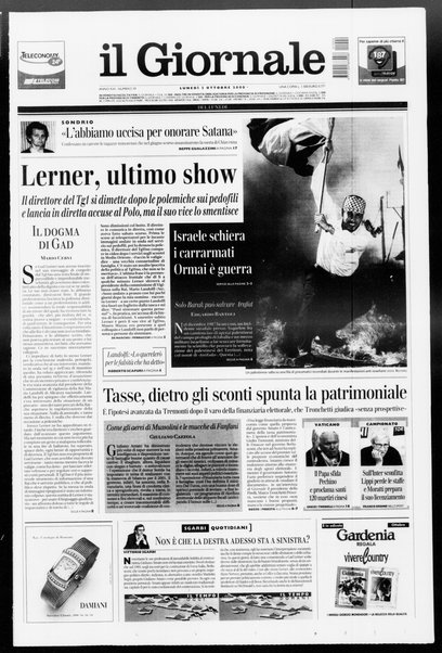 Il giornale del lunedi